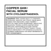 Copper GHK+ Facial Serum with Cycloastragenol