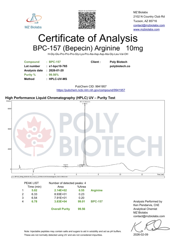 BPC-157_COA_Polybiotech_d7818591-951b-4ba6-9cc4-46ae302ddc1b-1 BPC‑157 - 10mg