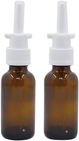 GlassNasalSprayerColombia Empty Nasal Spray Bottles – 10ml (Amber Glass)