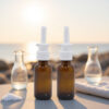 Glass_Nasal_Sprayer_Colombia Empty Nasal Spray Bottles – 10ml (Amber Glass)