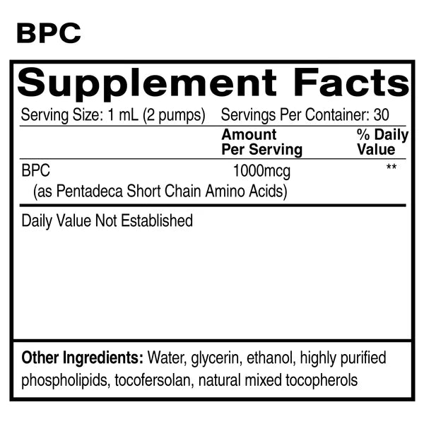 Liposomal BPC-157 Oral