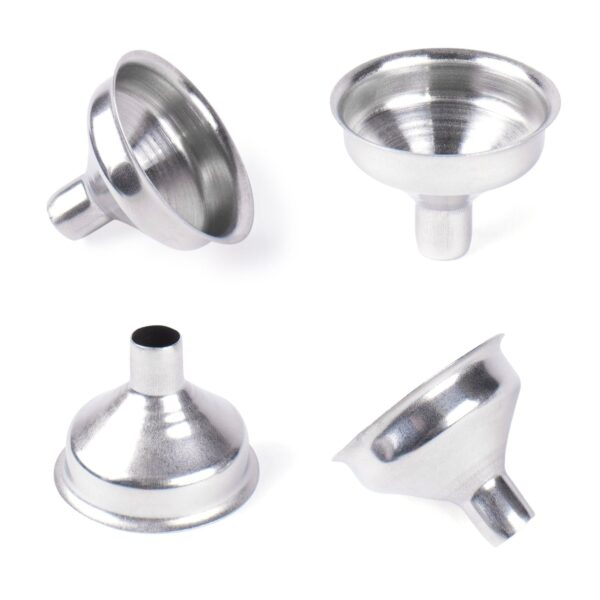 Stainless Steel Mini Funnels - 1.25" (6 Pack)